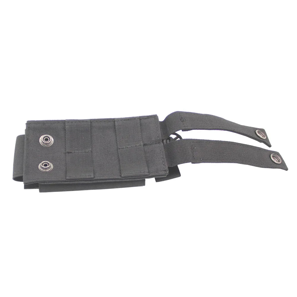 Porta Magazine Tático MOLLE 5.56 Universal – Pouch Elástico para Airsoft e Rádio