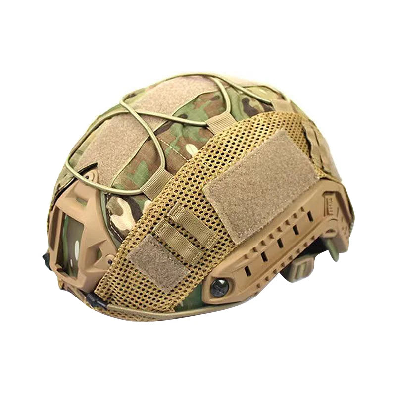 Capa Tática para Capacete FAST High-Cut Multicam – Leve, Ajustável e Respirável para Airsoft e Paintball