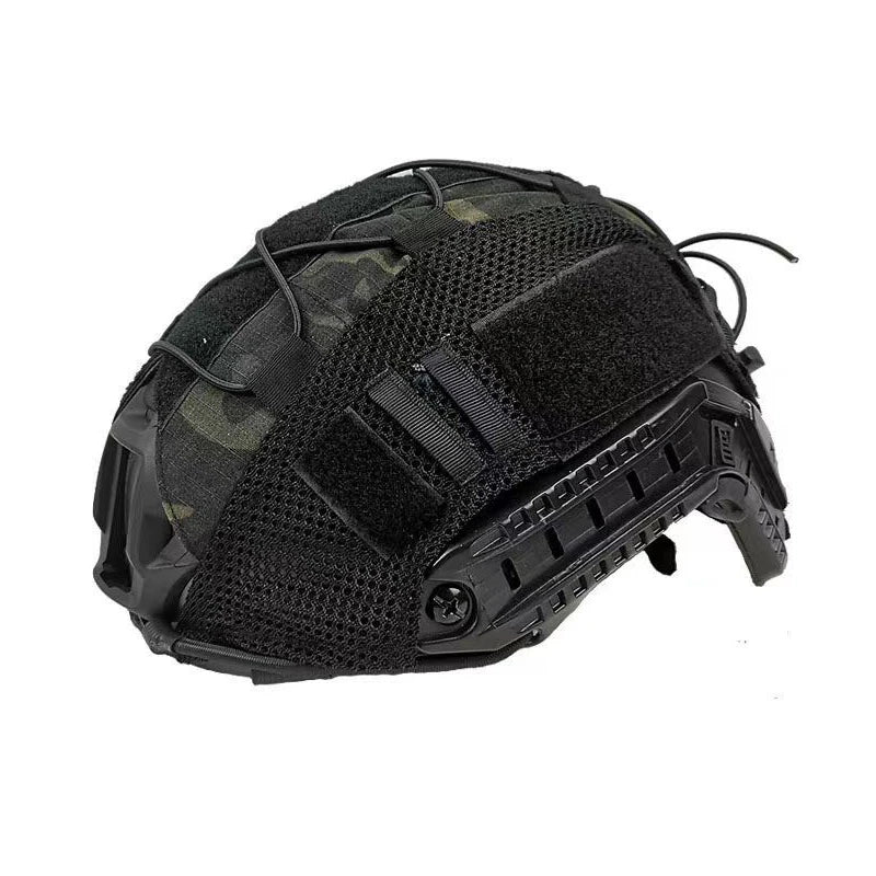 Capa Tática para Capacete FAST High-Cut Multicam – Leve, Ajustável e Respirável para Airsoft e Paintball