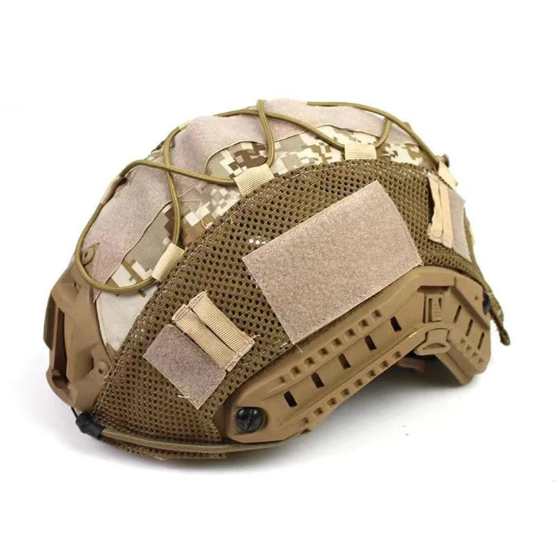 Capa Tática para Capacete FAST High-Cut Multicam – Leve, Ajustável e Respirável para Airsoft e Paintball