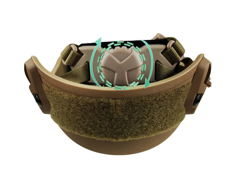 CAPACETE TÁTICO FAST ABS – SUSPENSÃO 4 PONTOS | AIRSOFT, CS E OPERAÇÕES TÁTICAS