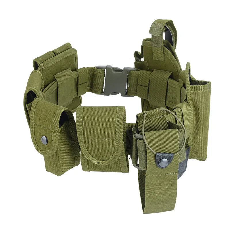 Cinto Tático Modular 10 em 1 Cordura 1680D – Duty Belt Profissional para Airsoft, Operações e CQB
