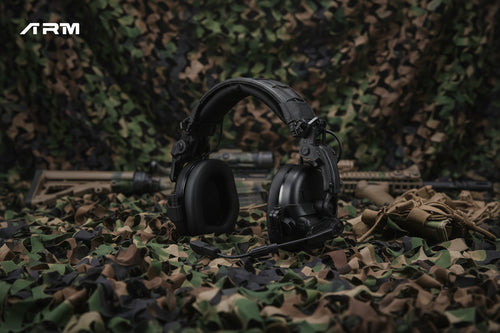 ARM NEXT F30 – Protetor Auricular Tático Ativo com Cancelamento de Ruído, Amplificação de Som e Conexão PTT