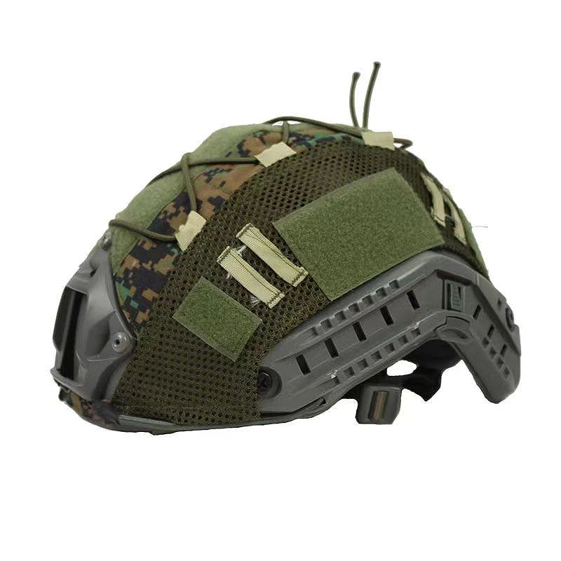 Capa Tática para Capacete FAST High-Cut Multicam – Leve, Ajustável e Respirável para Airsoft e Paintball