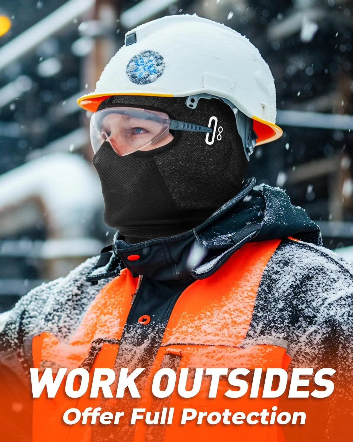 Balaclava Térmica Sentinel Frost™ – Proteção Total Contra Frio, Vento e Impacto Leve