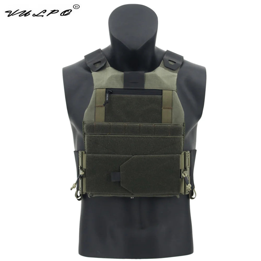 Colete Tático VULPO FCSK 2.0 – Perfil Baixo, Liberação Rápida e Alta Mobilidade para Airsoft & CQB