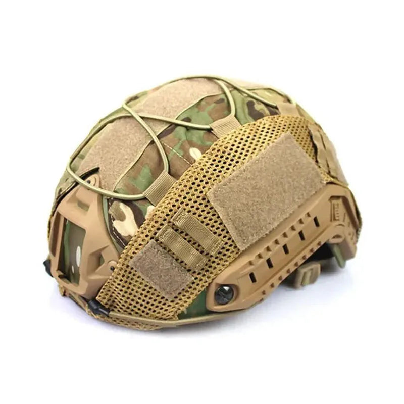 Capa Tática para Capacete FAST High-Cut Multicam – Leve, Ajustável e Respirável para Airsoft e Paintball