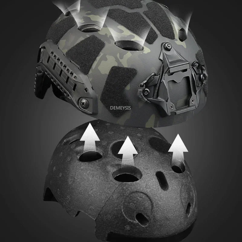 Capacete Tático FAST Sentinel™ – Airsoft & Milsim