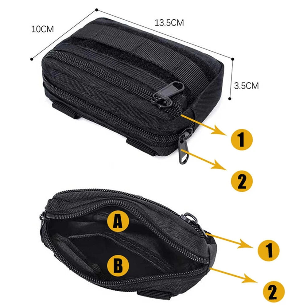 Bolsa Tática MOLLE Admin EDC | Loadout Profissional, Modular e Operacional