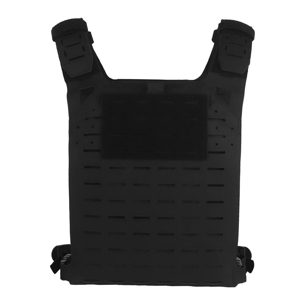 Colete Tático MOLLE SF V2 Leve – Plate Carrier Ajustável para Airsoft e Paintball