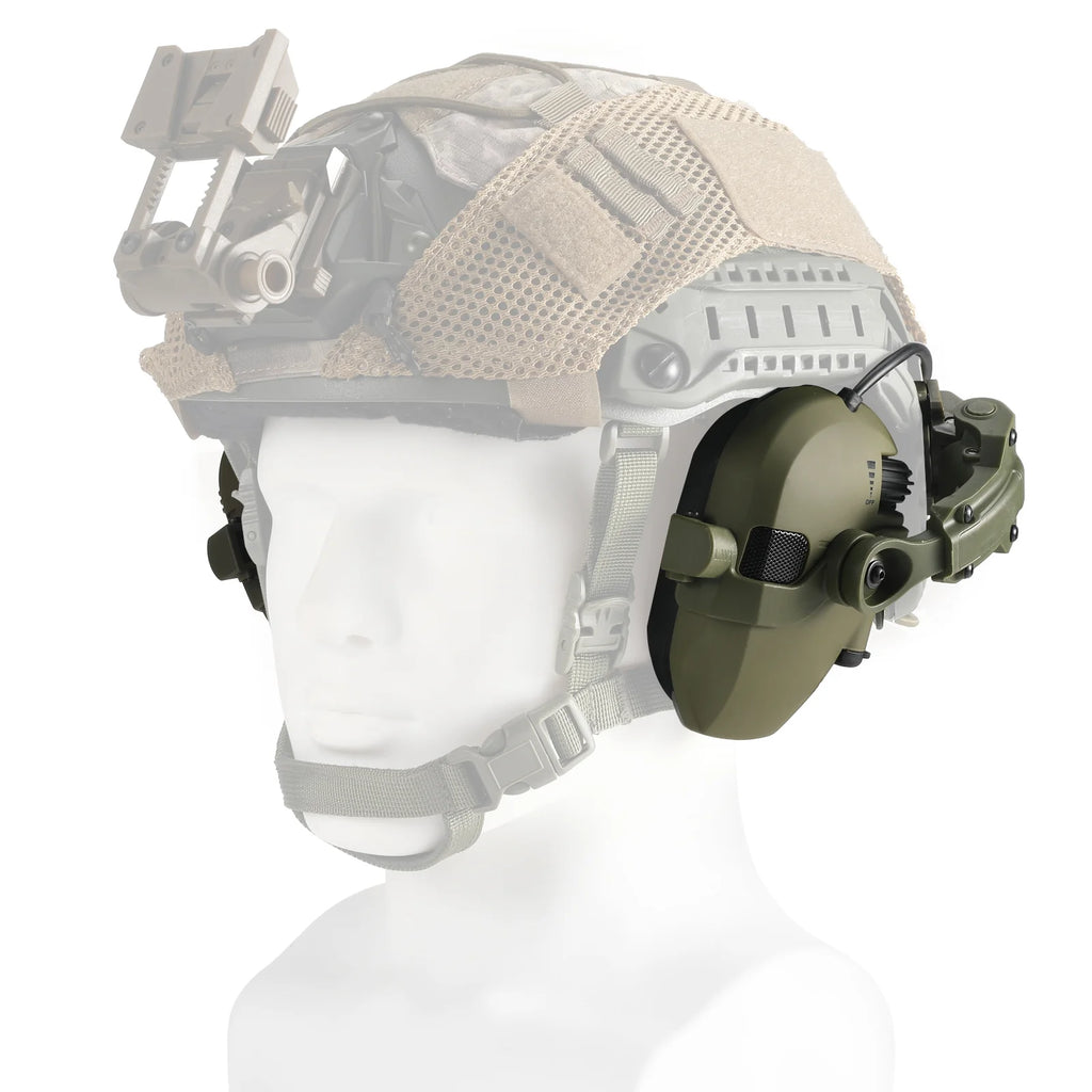 Protetor Auditivo Eletrônico Tático ANR – Amplificação Ambiental para Airsoft