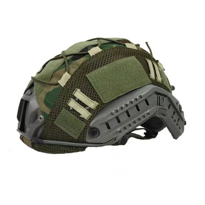 Capa Tática para Capacete FAST High-Cut Multicam – Leve, Ajustável e Respirável para Airsoft e Paintball