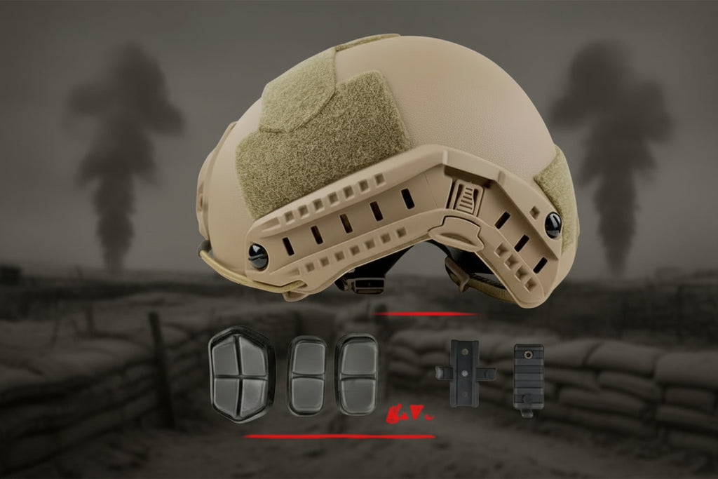 CAPACETE TÁTICO FAST ABS – SUSPENSÃO 4 PONTOS | AIRSOFT, CS E OPERAÇÕES TÁTICAS
