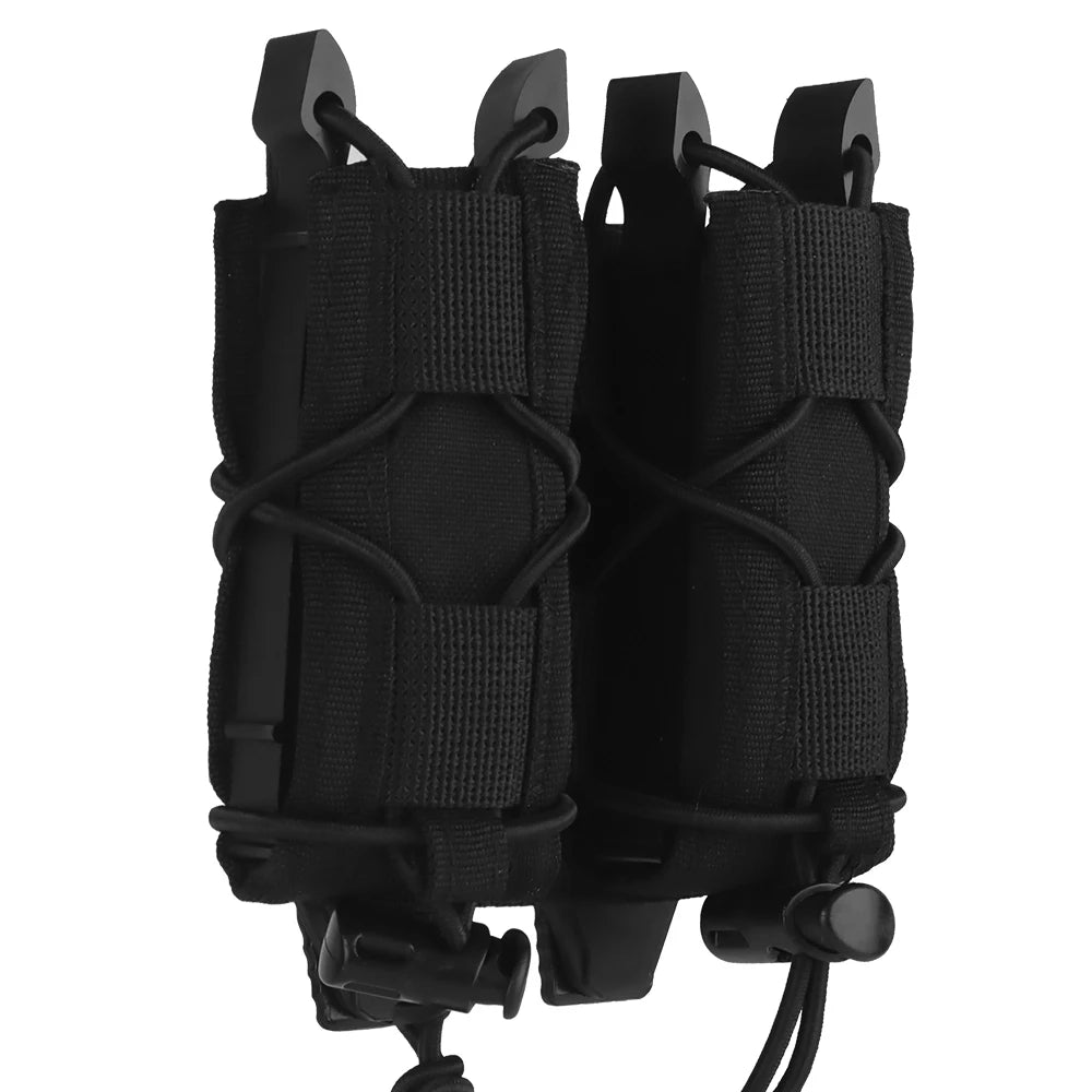 Porta Magazine Tático MOLLE Duplo – Pouch Universal 9mm / .45 para Airsoft