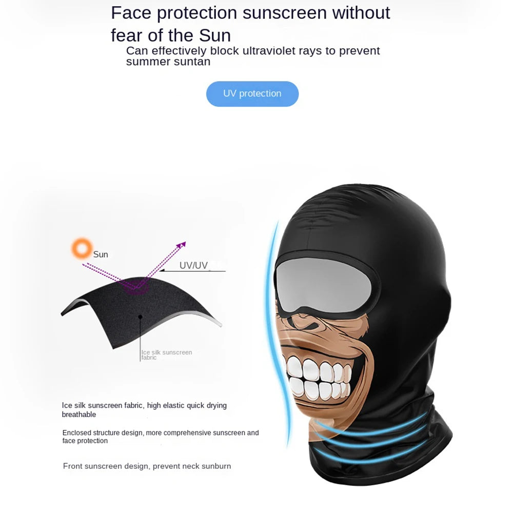 Balaclava Tática Skull Ghost – Proteção Total, Respiração Livre