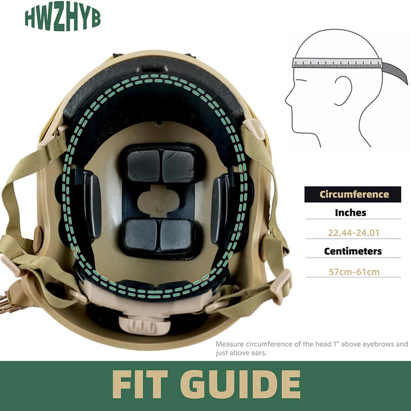 CAPACETE TÁTICO FAST ABS – SUSPENSÃO 4 PONTOS | AIRSOFT, CS E OPERAÇÕES TÁTICAS