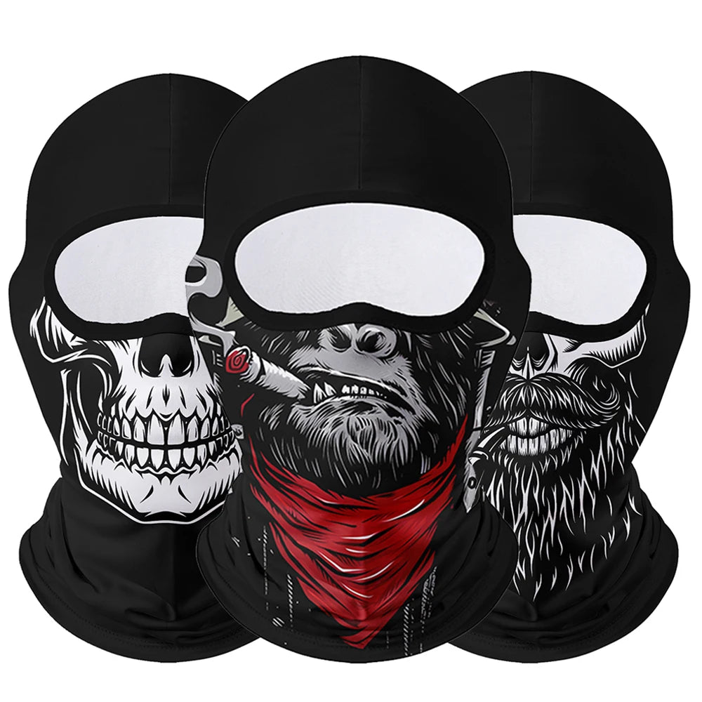 Balaclava Tática Skull Ghost – Proteção Total, Respiração Livre