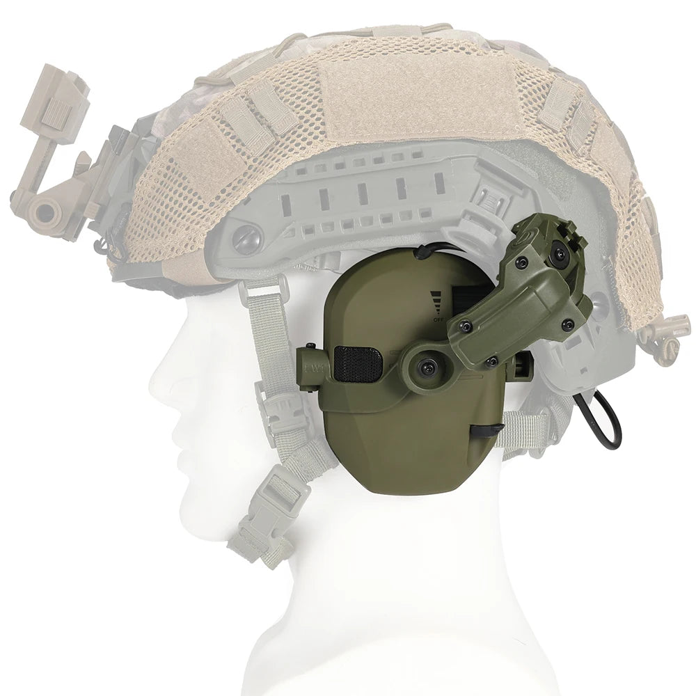 Protetor Auditivo Eletrônico Tático ANR – Amplificação Ambiental para Airsoft