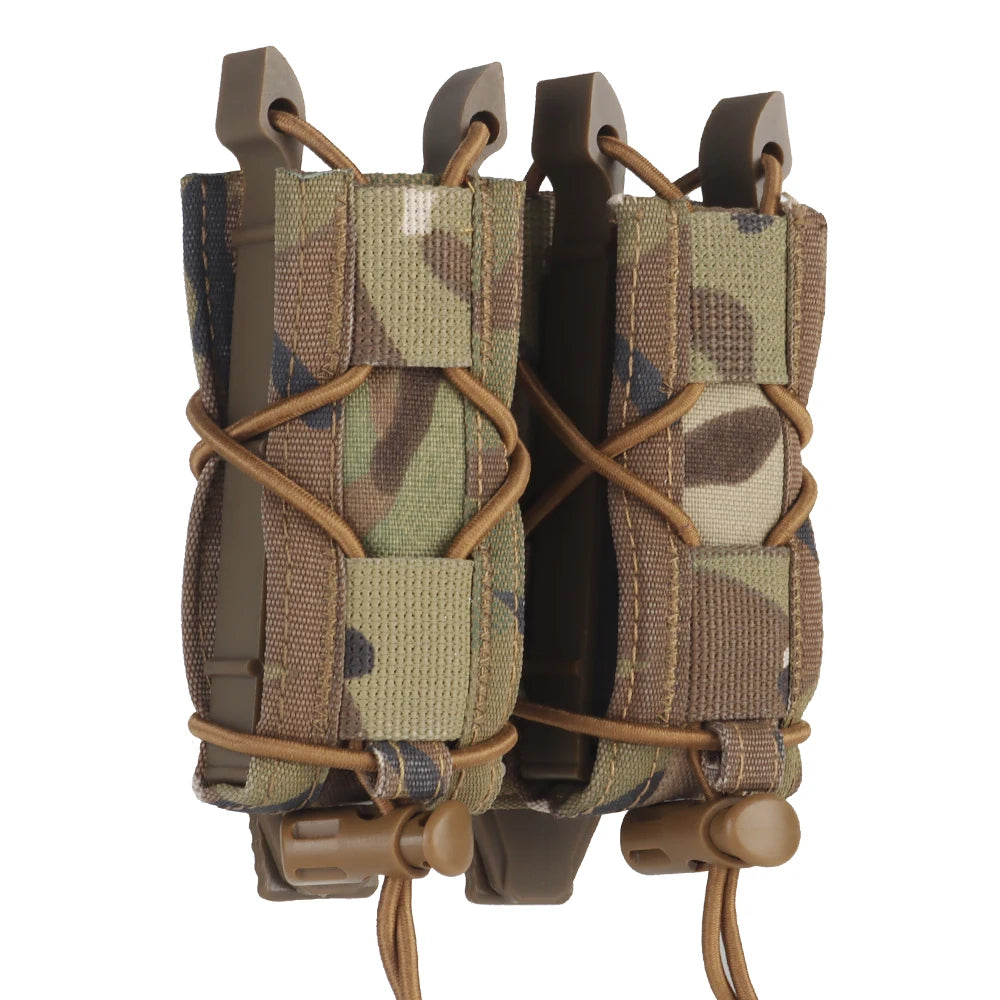 Porta Magazine Tático MOLLE Duplo – Pouch Universal 9mm / .45 para Airsoft