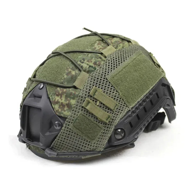 Capa Tática para Capacete FAST High-Cut Multicam – Leve, Ajustável e Respirável para Airsoft e Paintball