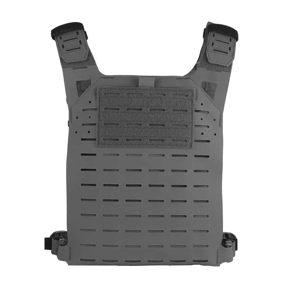 Colete Tático MOLLE SF V2 Leve – Plate Carrier Ajustável para Airsoft e Paintball